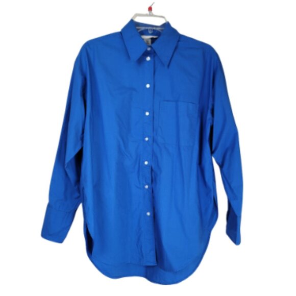 H&M Oversized Button-Down Shirt Blouse - Picture 1 of 10